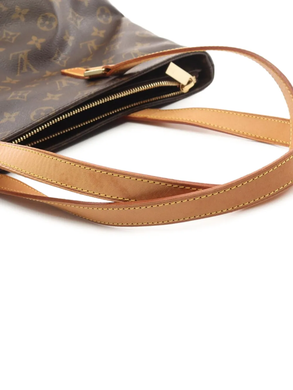 Pre-owned Louis Vuitton 2000 Cabas Piano Tote Bag In Brown