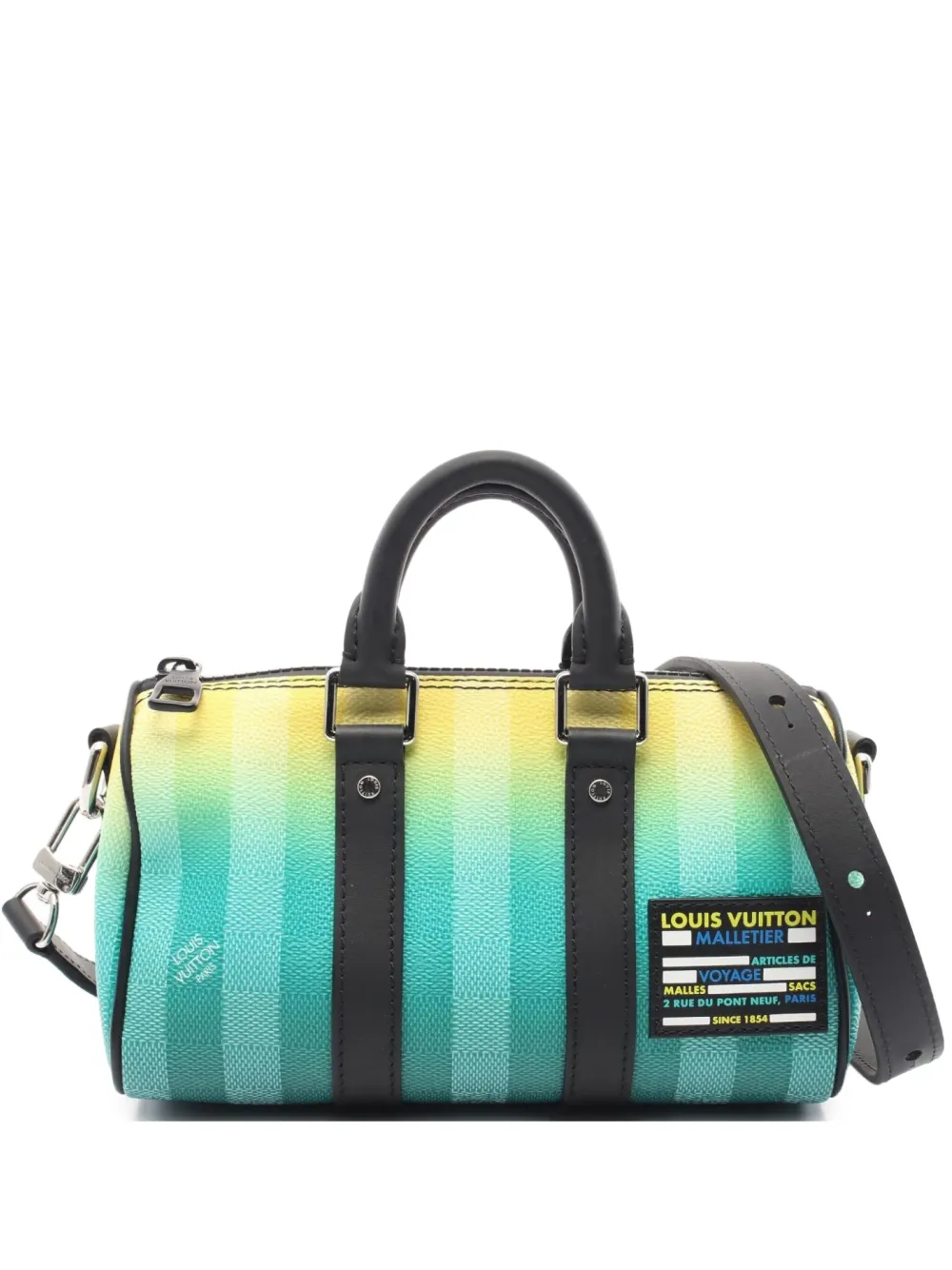 Pre-owned Louis Vuitton 2021 Keepall Xs Handbag In Blue