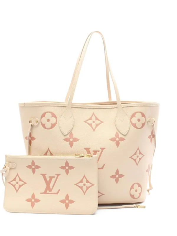 Louis Vuitton Pre-Owned 2021 Neverfull MM Handbag Neutrals