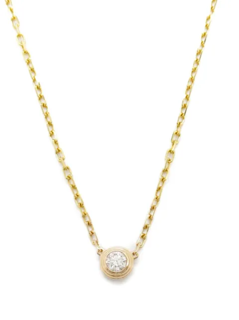Cartier 2010s 18K yellow gold Amour diamond necklace