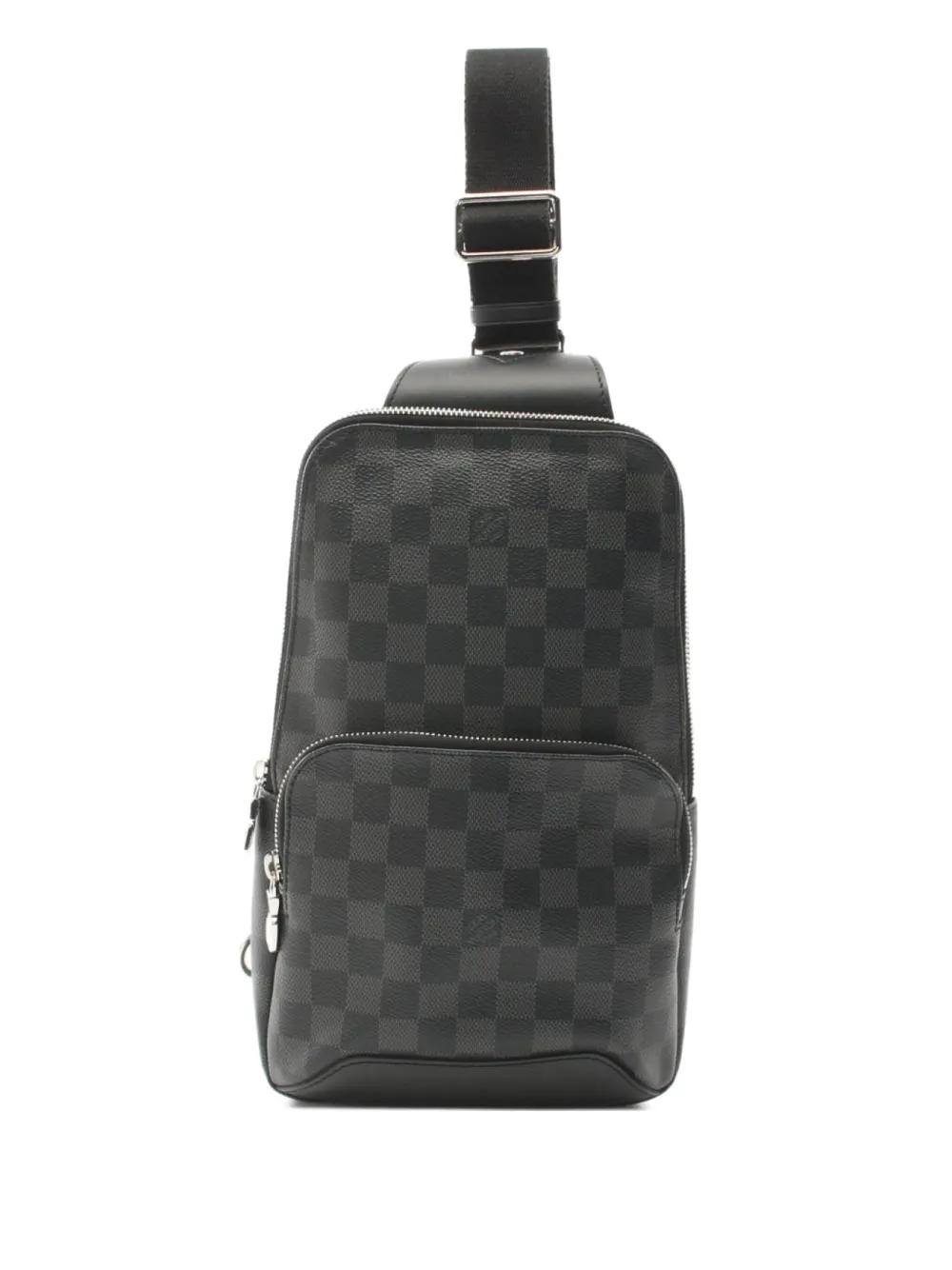 Louis Vuitton Pre-Owned 2019 アベニュー ショルダーバッグ - ブラック Louis Vuitton Pre-Owned 2019 アベニュー ショルダーバッグ - ブラック