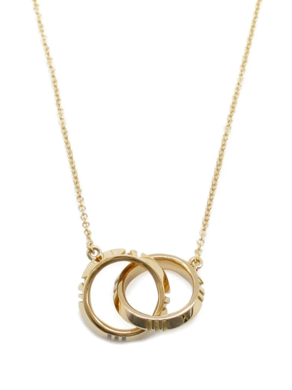 Tiffany & Co. Pre-Owned 2010s 18k rose gold x Closed Interlocking necklace | Gold | Image 1
