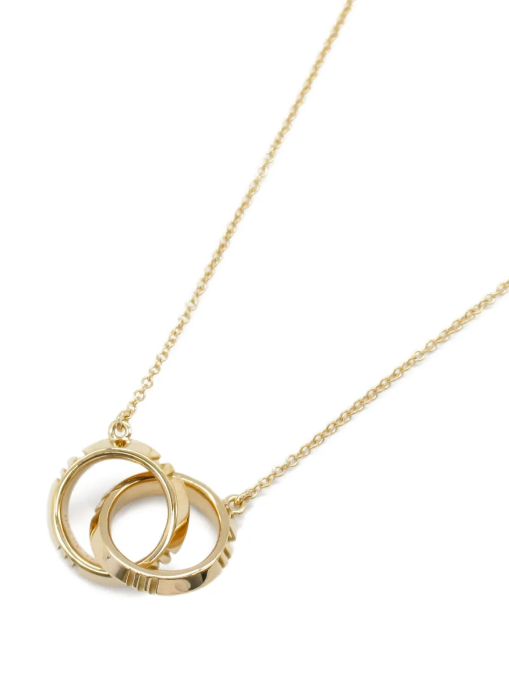 Tiffany & Co. Pre-Owned 2010s 18k rose gold x Closed Interlocking necklace | Image 2