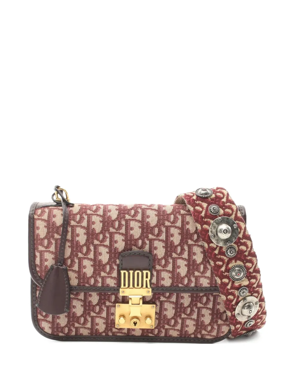 Pre-owned Dior 2010s Addict Shoulder Bag In Red