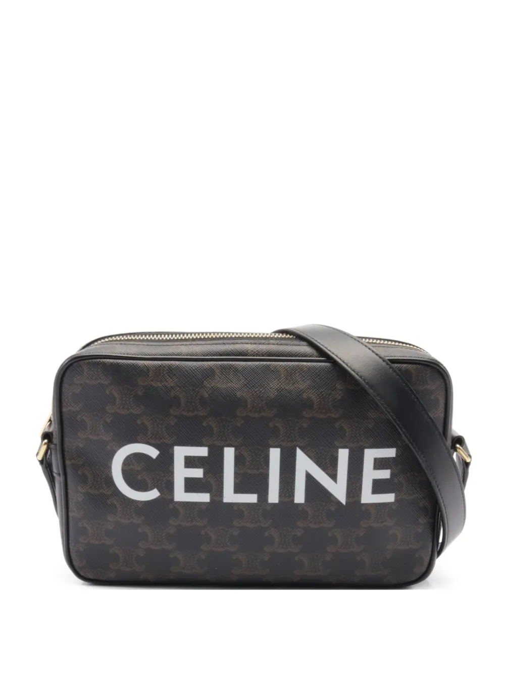 Céline Pre-Owned 2010s Triomphe ショルダーバッグ M - ブラック Céline Pre-Owned 2010s Triomphe ショルダーバッグ M - ブラック
