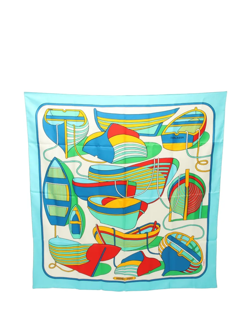 Hermès Pre-Owned 2000s Thalassa スカーフ - Light Blue, Multicolor Hermès Pre-Owned 2000s Thalassa スカーフ - Light Blue, Multicolor