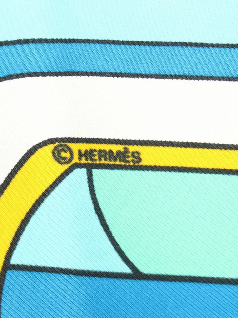 Hermès Pre-Owned mascada Thalassa 2000 | Image 2