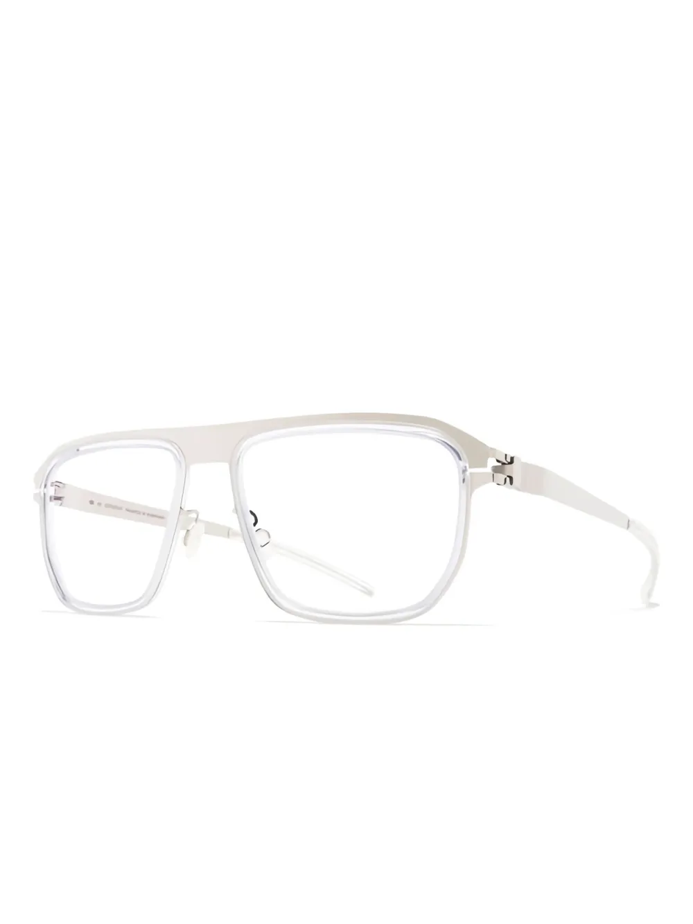 Mykita Walker double-frame glasses Zilver