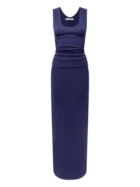 Another Tomorrow vestido fruncido sin mangas