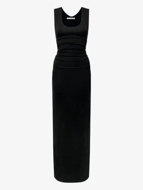 Another Tomorrow ruched tank dress 