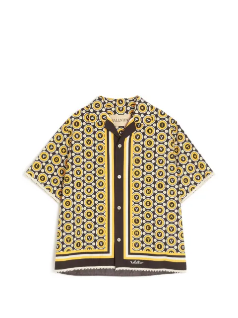 Valentino Garavani قميص بأكمام قصيرة وطبعة 'بولز رويالز'