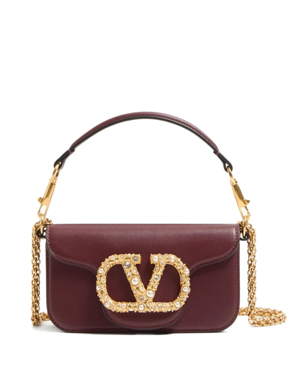 Valentino Garavani small Locò shoulder bag | Red | Image 1