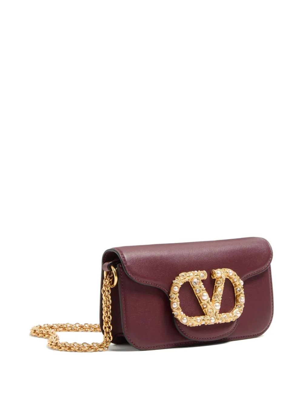 Valentino Garavani Locò kleine schoudertas Rood