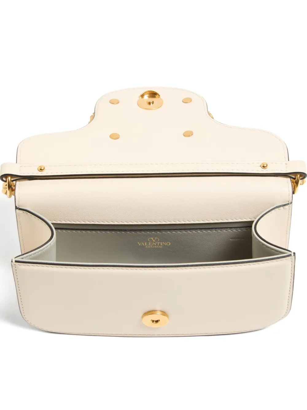 Valentino Garavani Locò kleine schoudertas Beige