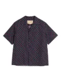 Valentino Garavani floral print relaxed shirt - Blue