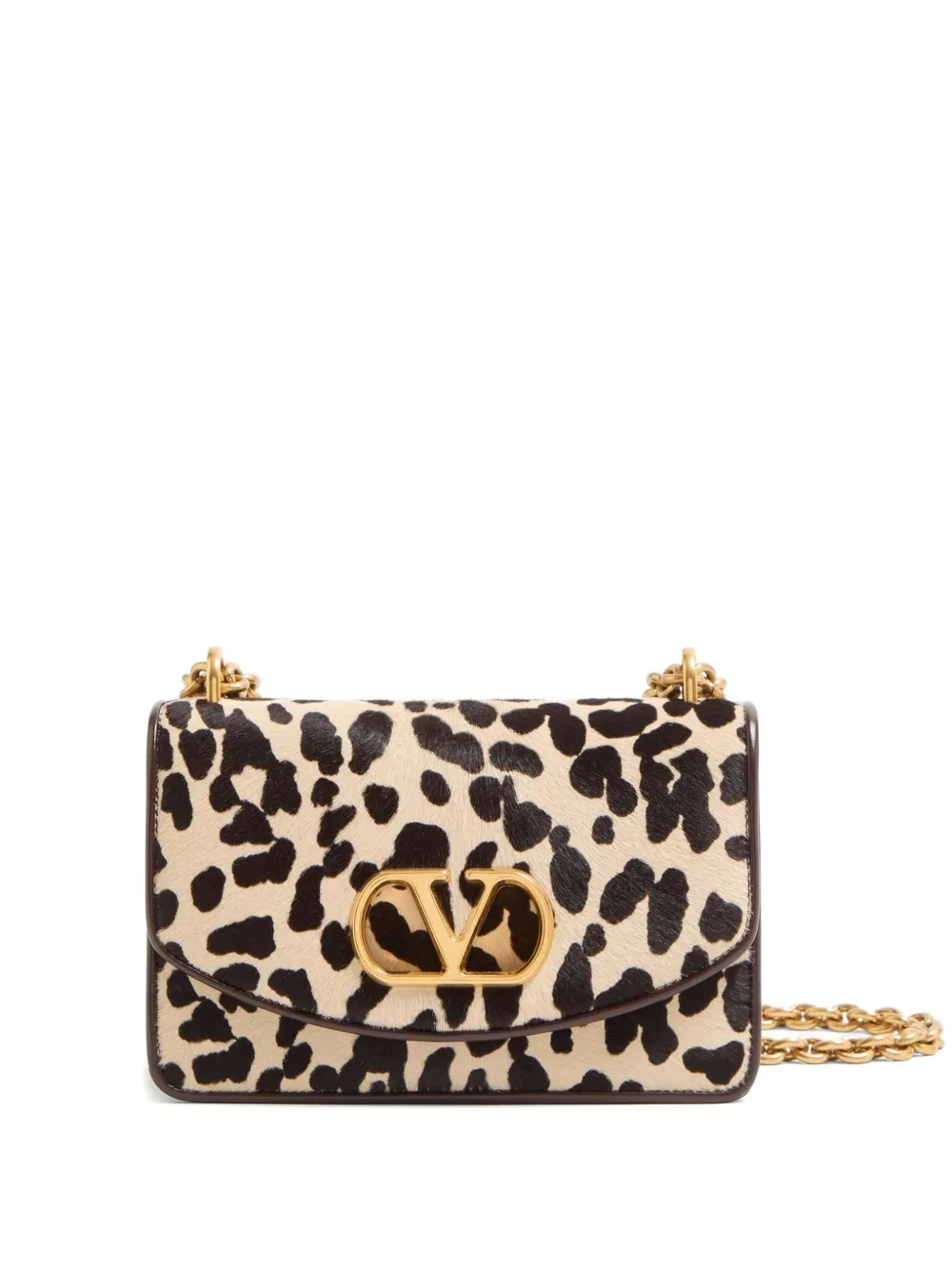 Valentino Garavani Kleine Chain schoudertas Bruin