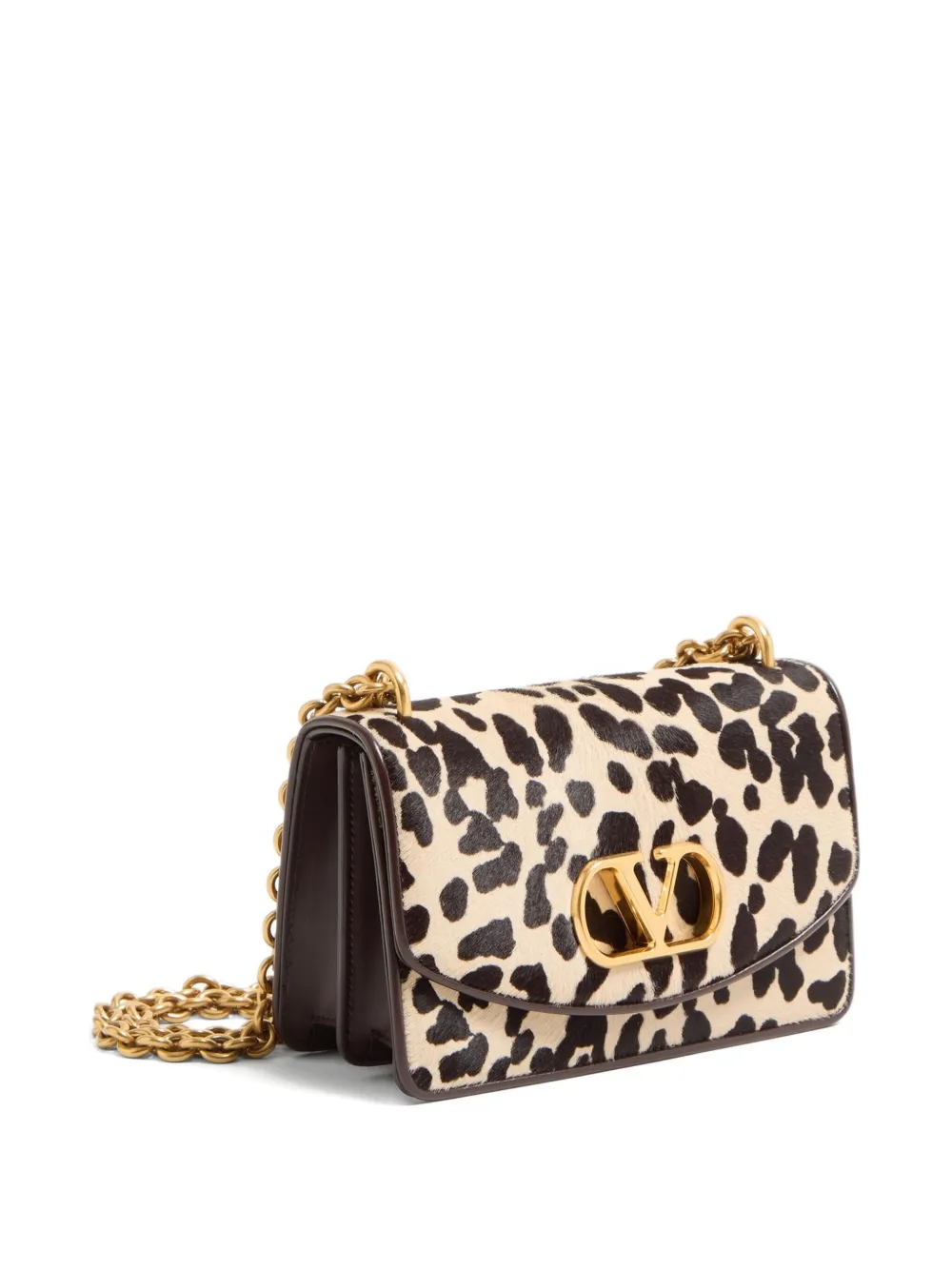 Valentino Garavani Kleine Chain schoudertas Bruin
