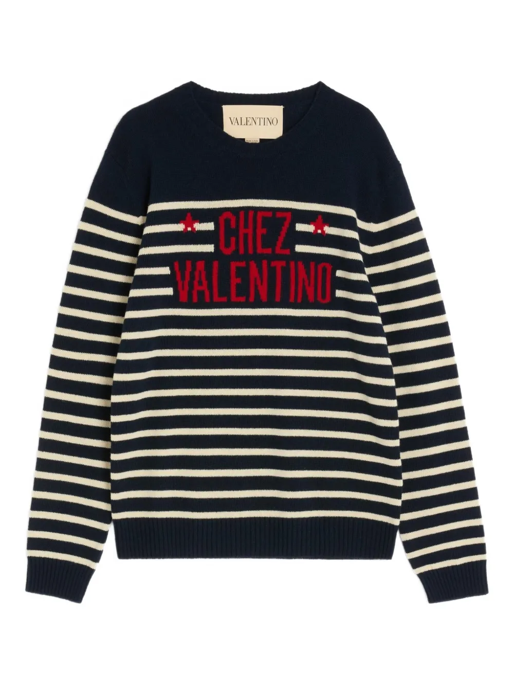VALENTINO CHEZ-MOTIF SWEATER