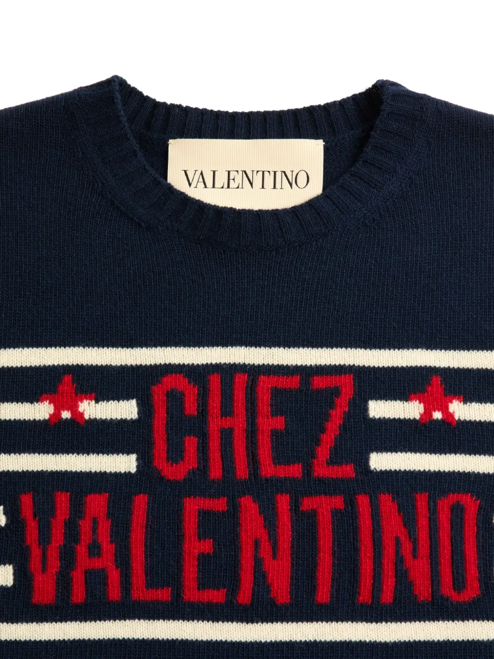 VALENTINO CHEZ-MOTIF SWEATER