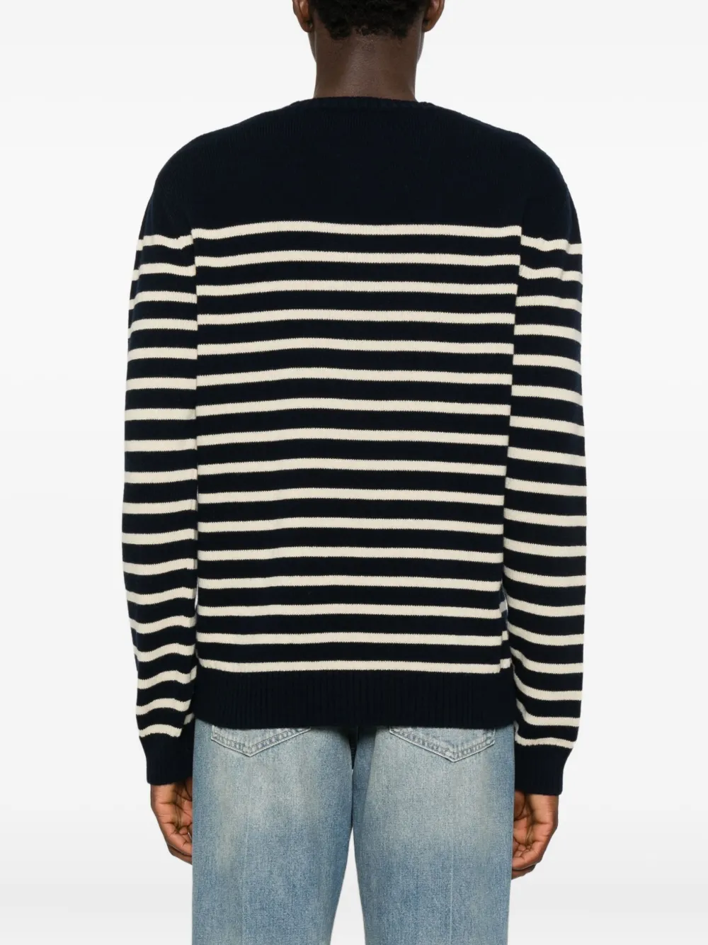 Valentino Garavani Trui met Chez-patroon Blauw