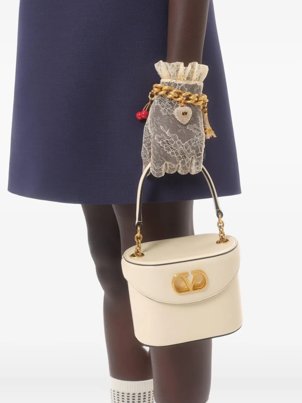 Valentino Garavani Vain make-up tas Beige