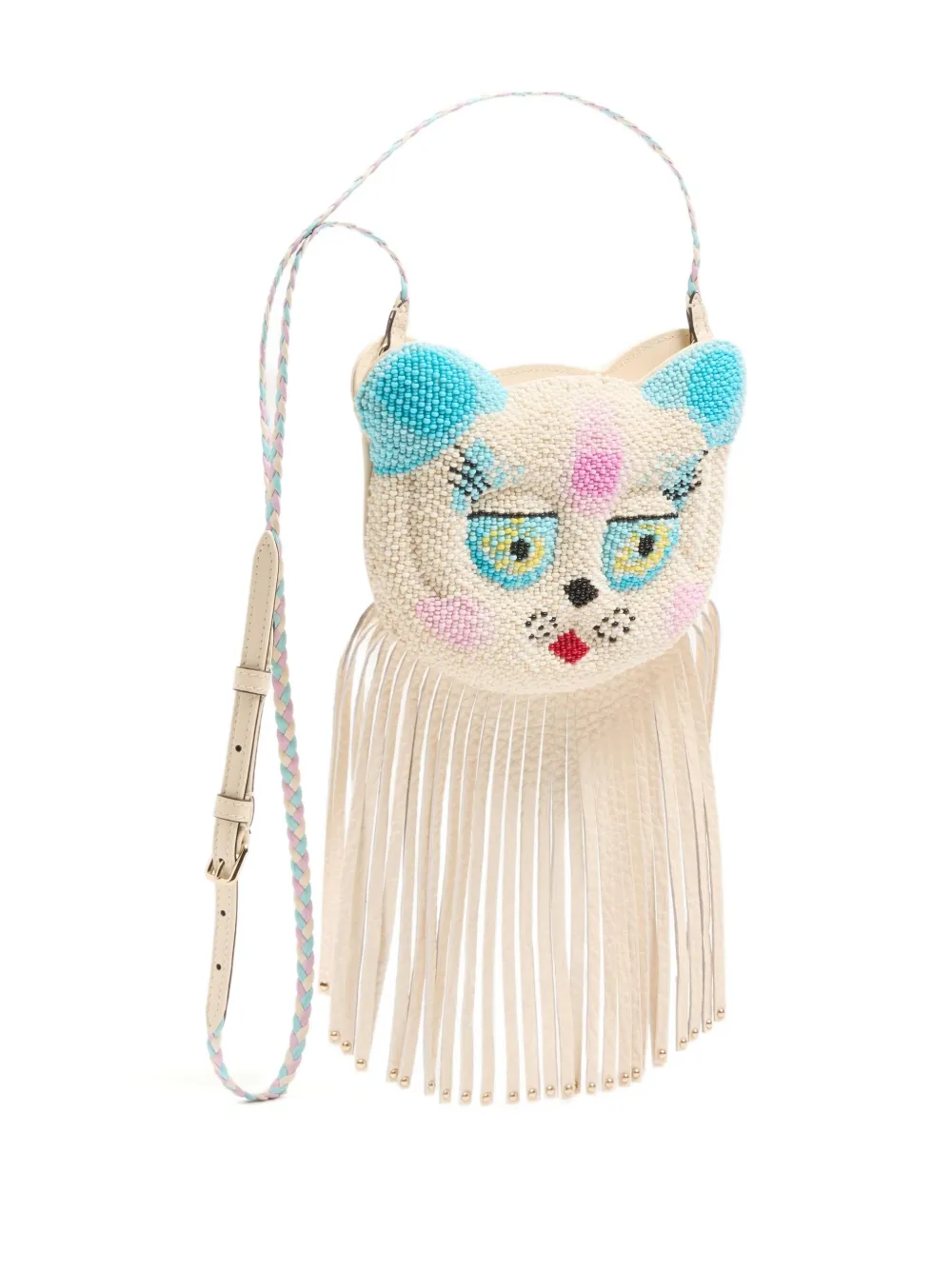 Valentino Garavani Le Chat De La Maison clutch Beige