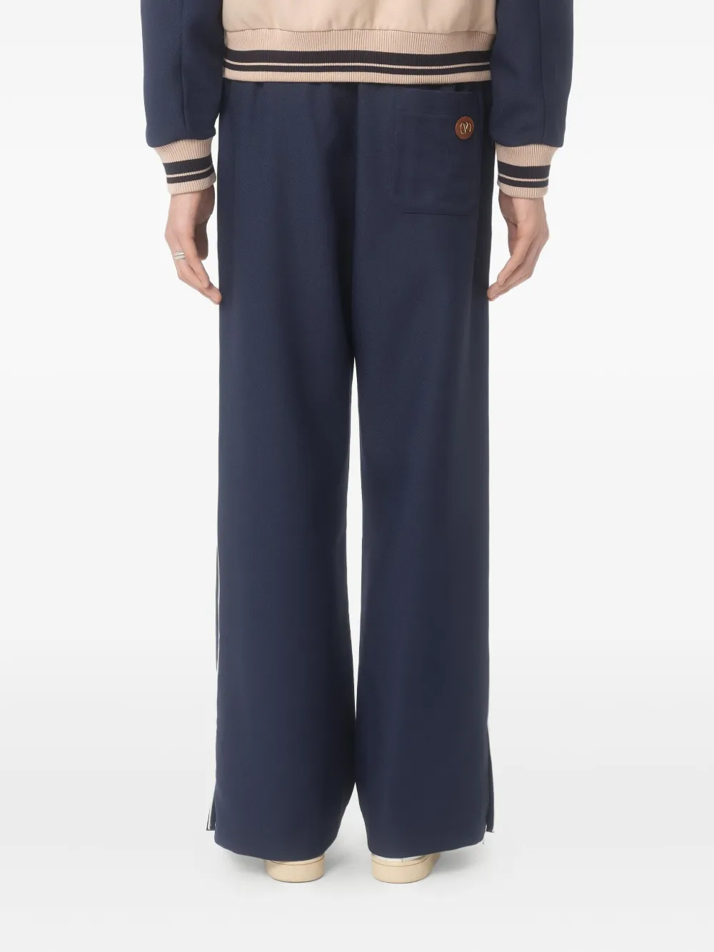 Valentino Garavani VLogo Signature trainingsbroek met patch Blauw
