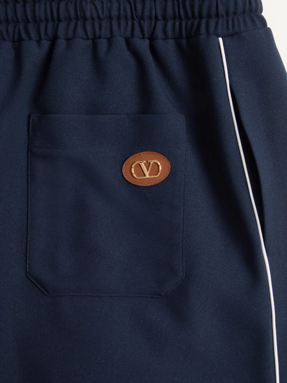 Valentino Garavani VLogo Signature trainingsbroek met patch Blauw