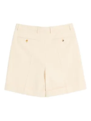 VALENTINO ヴァレンティノ ショート パンツ ホワイト ゴールド金具 VALENTINO ヴァレンティノ ショート パンツ ホワイト ゴールド金具