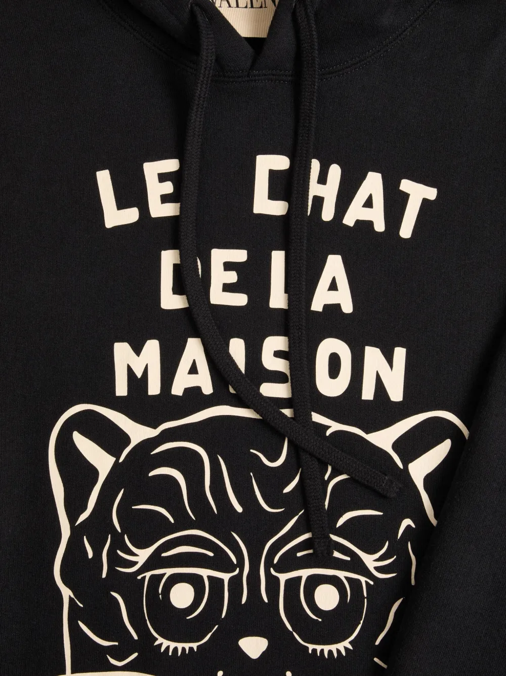 パーカー・フーディ VALENTINO GARAVANI CHAT DE LA MAISON PATCH HOODIE Valentino Garavani Chat De La Maison Patch Hoodie Valentino