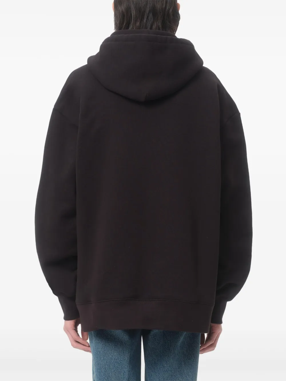 Shop Valentino Chat De La Maison Hoodie In Black