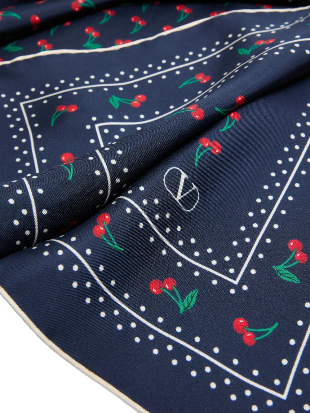 Valentino Garavani Cherryfic sjaal Blauw