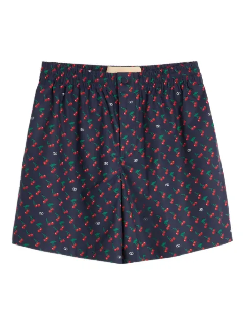 Valentino Garavani Shorts mit Kirschen-Print