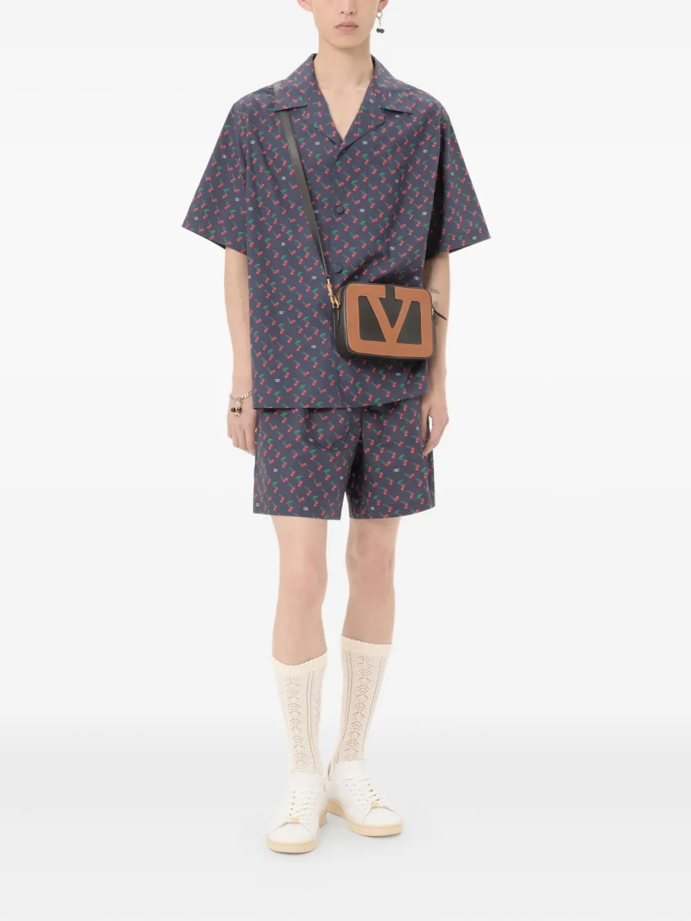 Valentino Garavani cherry-print shorts | Bermuda Shorts | Image 2