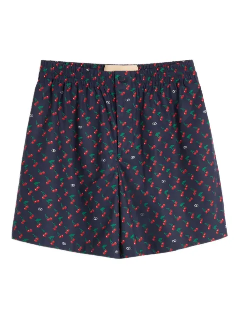 Valentino Garavani cherry-print shorts