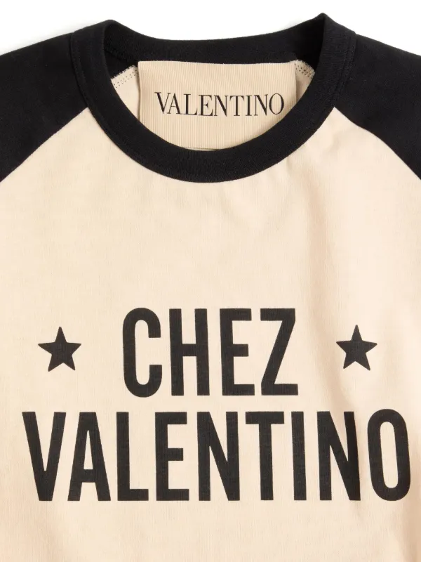 Valentino Garavani Chez-print T-shirt | Neutrals | FARFETCH AU