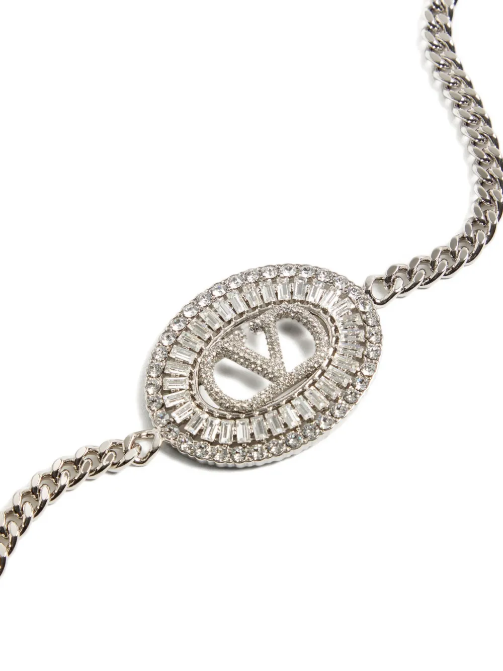 Valentino Garavani VLogo Signature riem Zilver