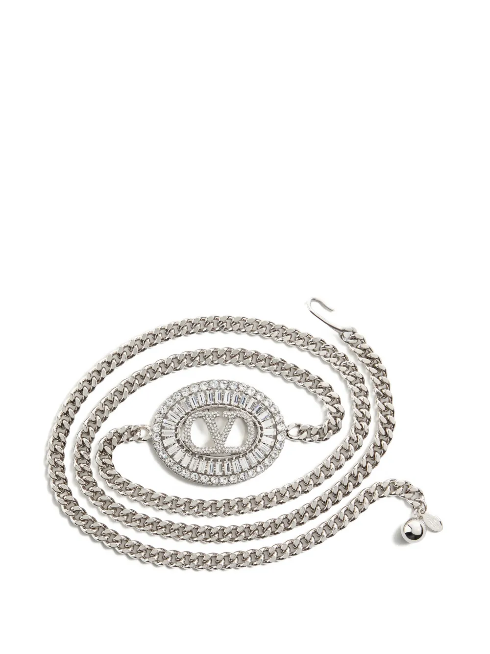 Valentino Garavani VLogo riem Zilver