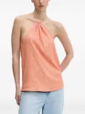 HUGO sequin-embellished top - Orange