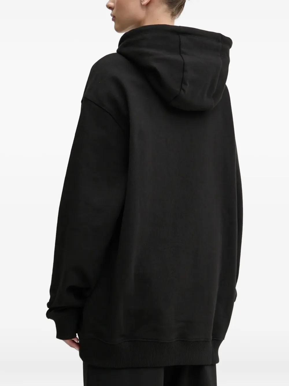 HUGO logo-print hoodie - Zwart