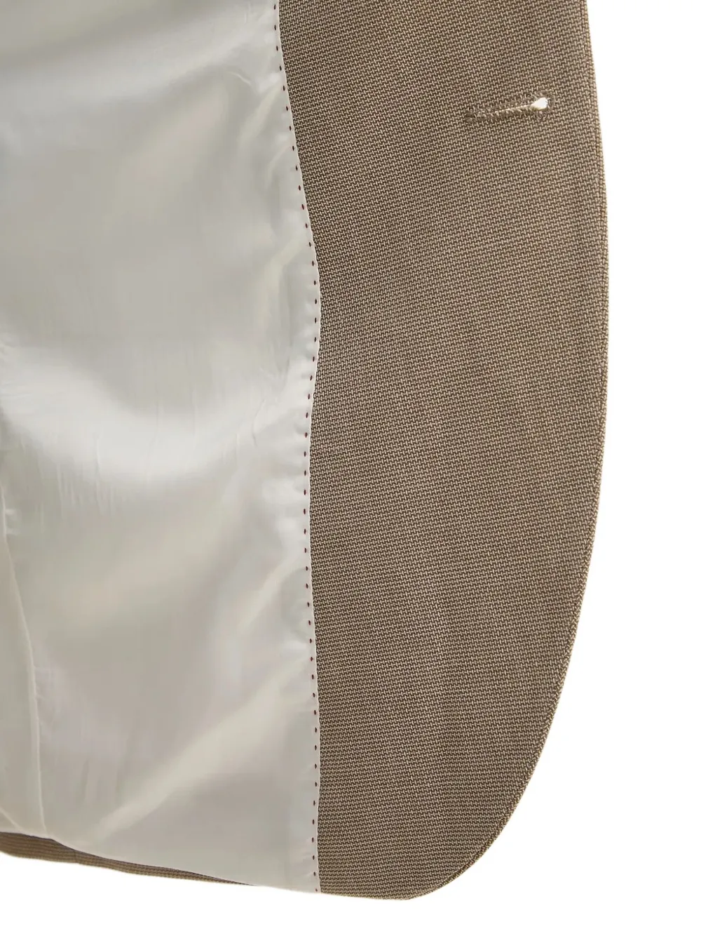 Hugo Boss Slim-fit Suit In A Micro-patterned Linen Blend In Brown