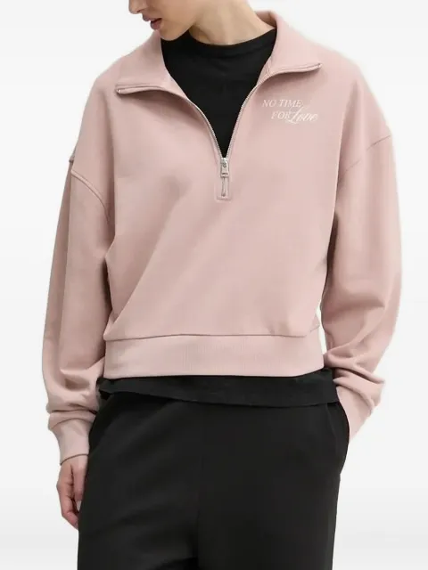 HUGO high-neck half-zip sweatshirt