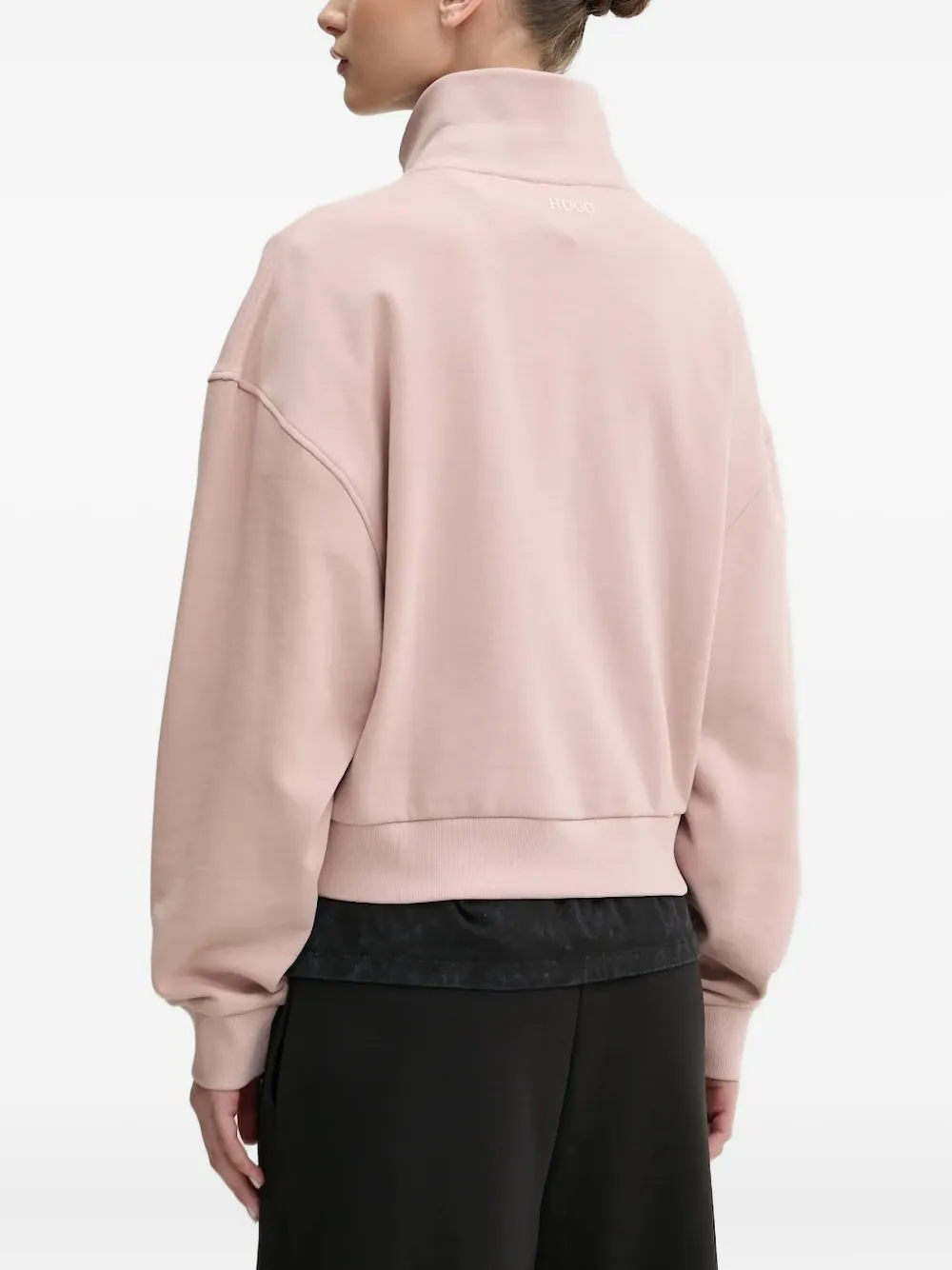 HUGO Sweater met hoge hals Roze