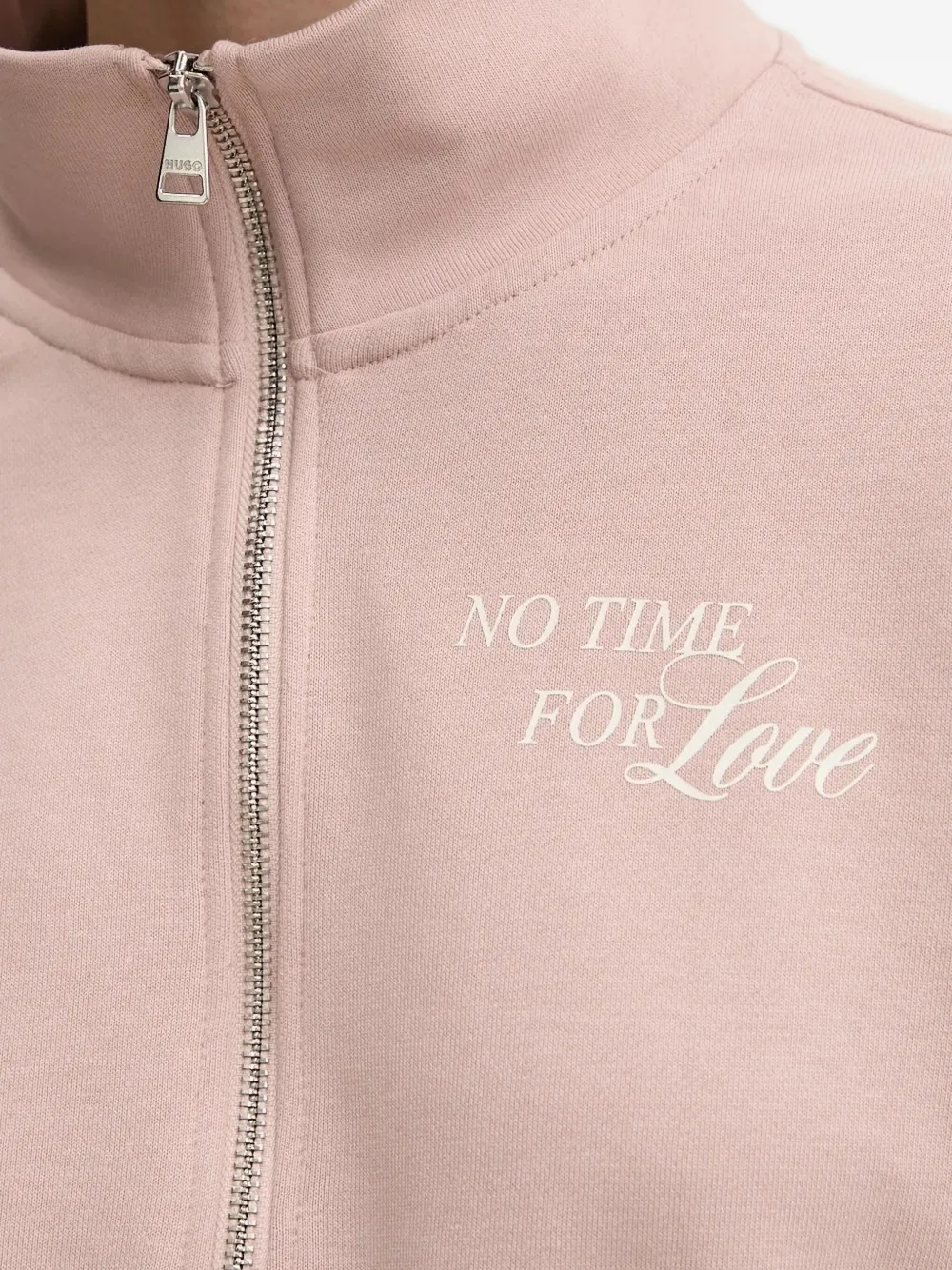 HUGO Sweater met hoge hals Roze