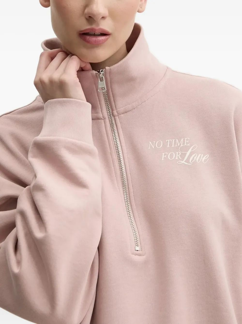 HUGO Sweater met hoge hals Roze