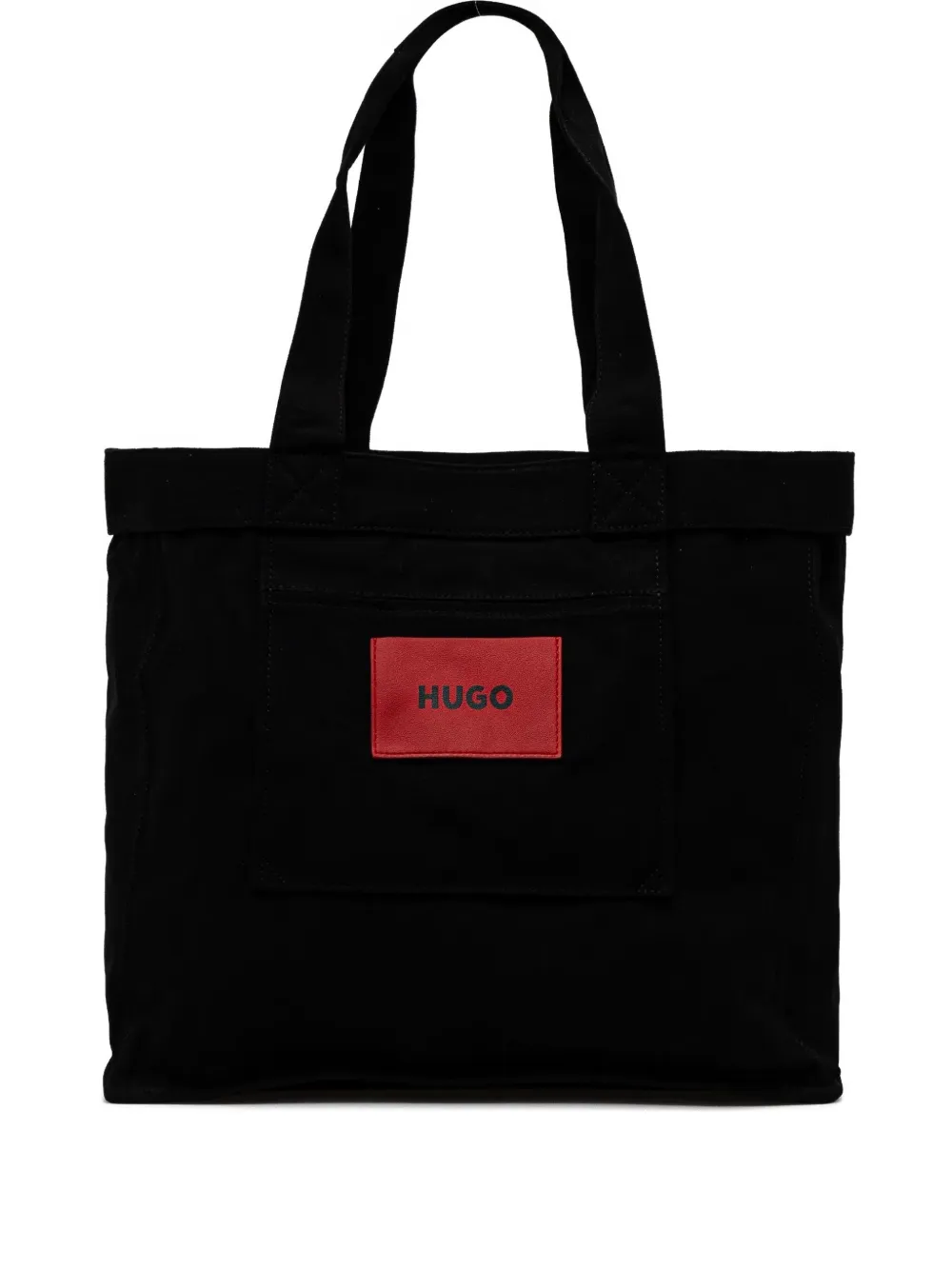 HUGO canvas tote bag | Black | Image 1