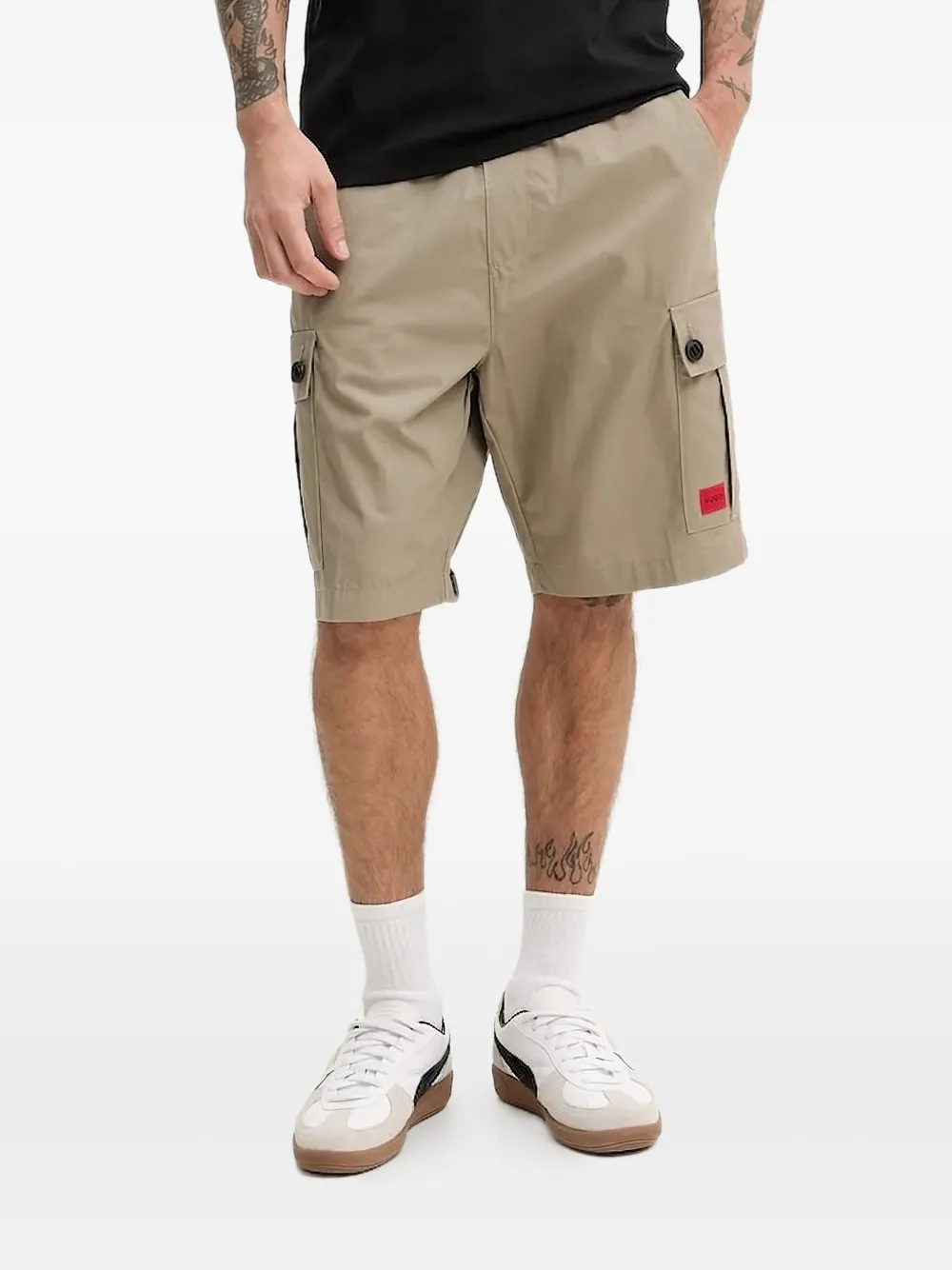 HUGO Cargo shorts Beige