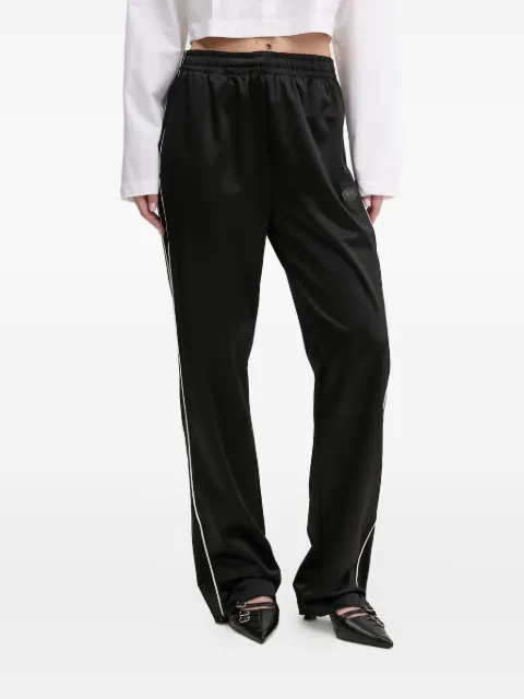 HUGO side-stripe satin trousers