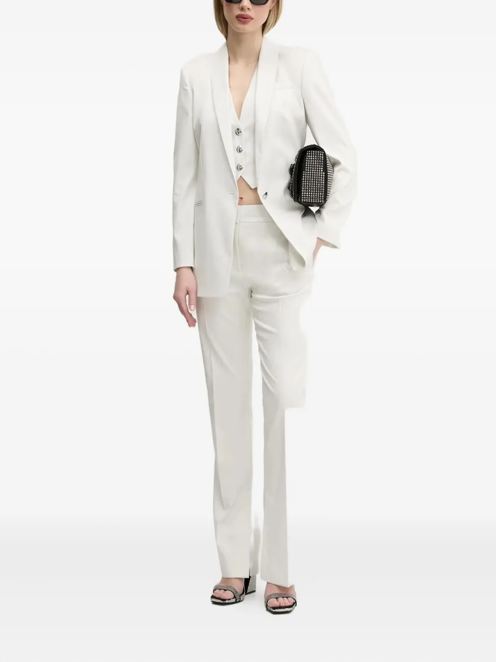 HUGO Cropped broek Beige