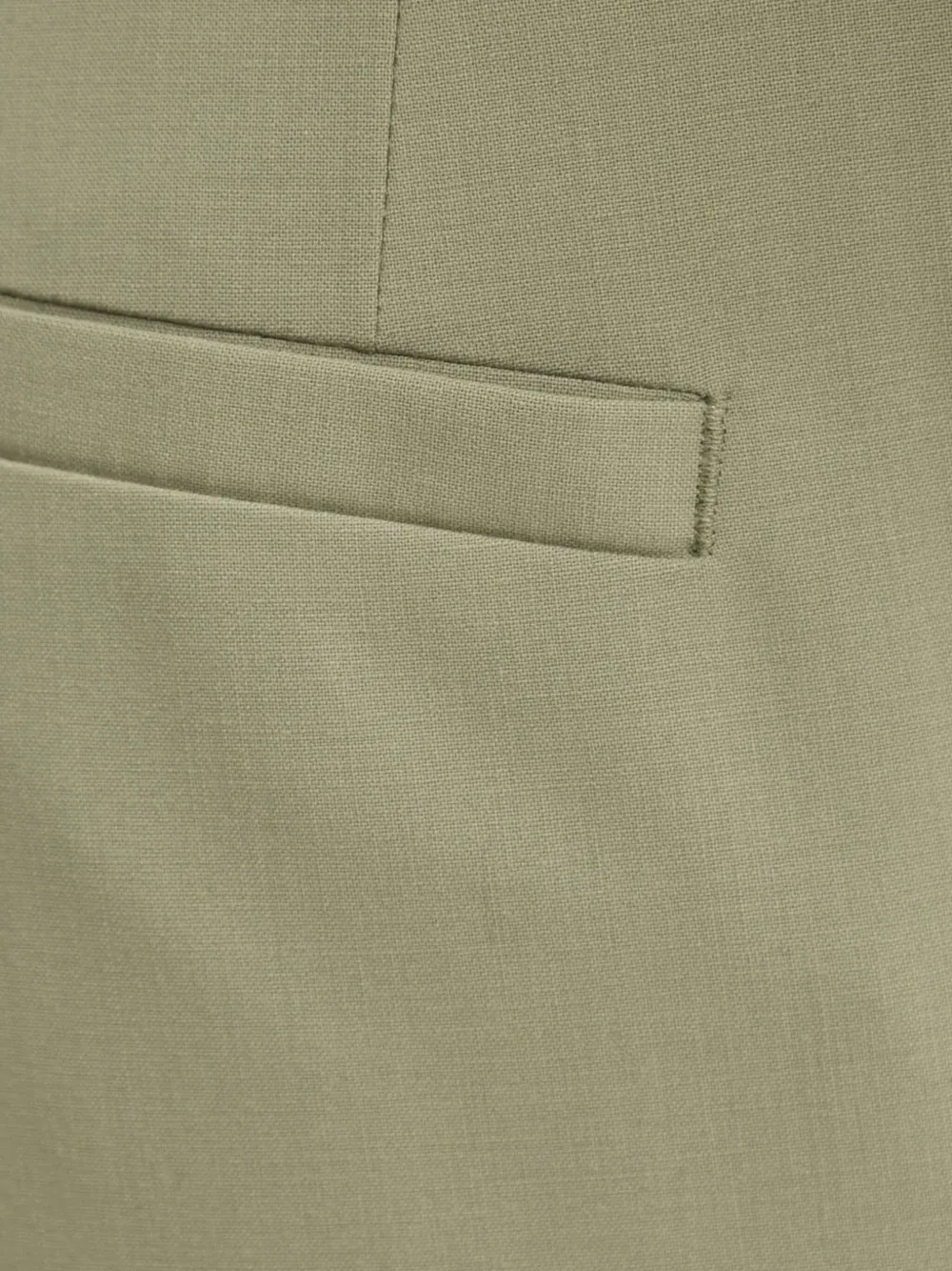 HUGO pressed-crease trousers Groen